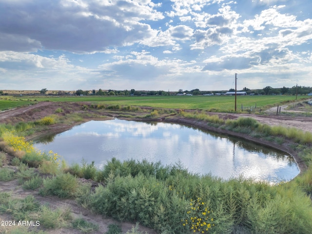 property view of water featuring a rural view