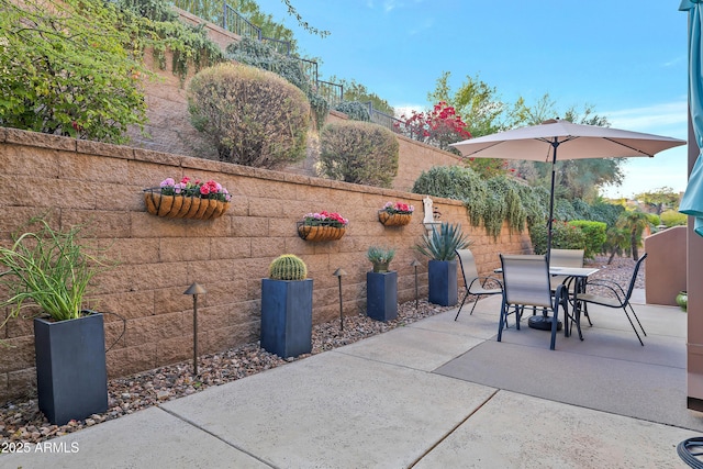 view of patio