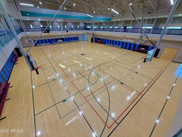 view of sport court with community basketball court