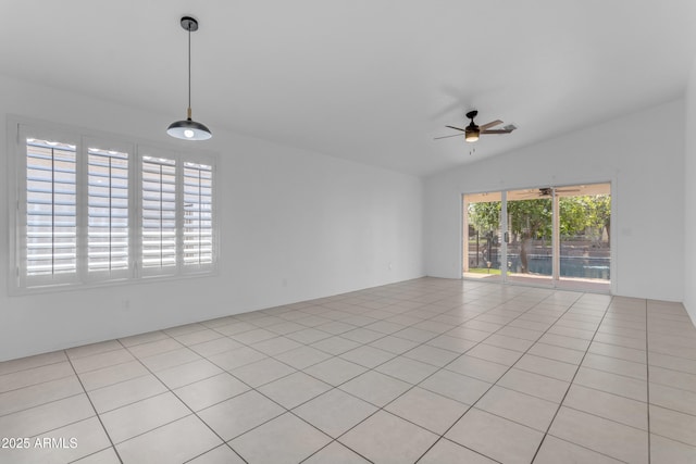 1405 E Chicago Cir, Chandler, AZ 85225 - unfurnished room with a ceiling fan and lofted ceiling