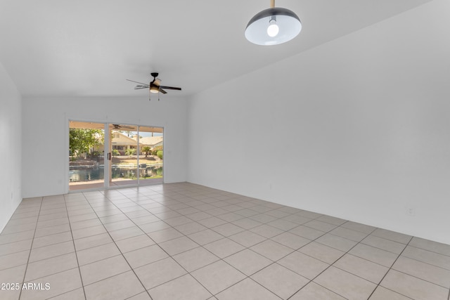 1405 E Chicago Cir, Chandler, AZ 85225 - unfurnished room with a ceiling fan and light tile patterned floors