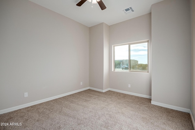 29785 N 203rd Dr, Wittmann, AZ 85361 - empty room with ceiling fan, carpet flooring, and baseboards