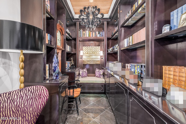 2001 N 1st Ave, Phoenix, AZ 85003 - interior space featuring a chandelier and wood ceiling