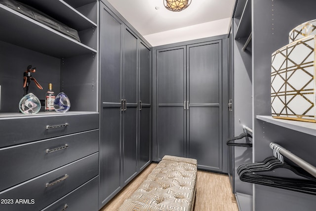 2001 N 1st Ave, Phoenix, AZ 85003 - walk in closet featuring light wood-type flooring