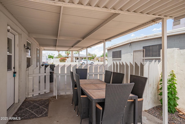 2205 W Cambridge Ave, Phoenix, AZ 85009 - view of patio with outdoor dining area