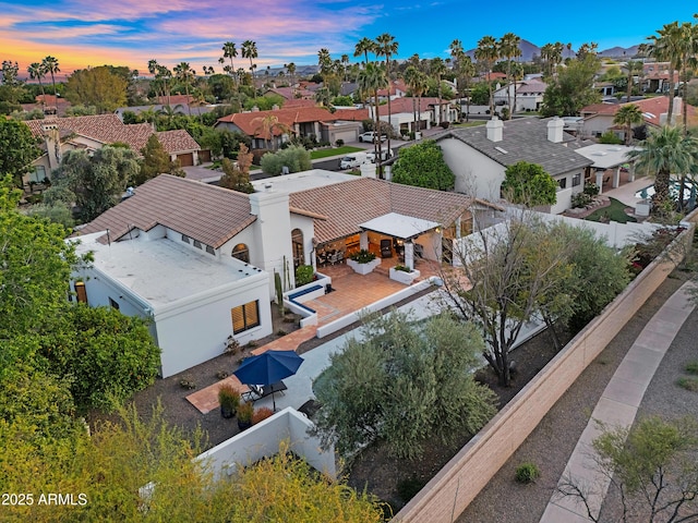 birds eye view of property featuring a residential view