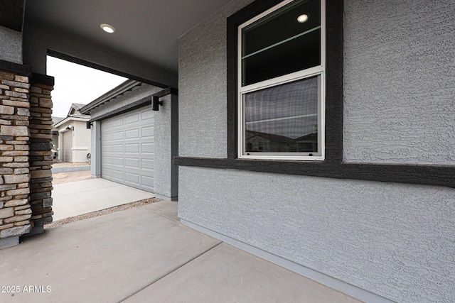 1917 S 246th Ln, Buckeye, AZ 85326 - exterior space with a garage and stucco siding
