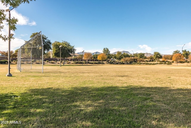 surrounding community with a lawn