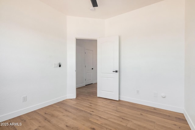 4561 E Red Bird Ln, San Tan Valley, AZ 85140 - empty room featuring light wood-type flooring and a ceiling fan