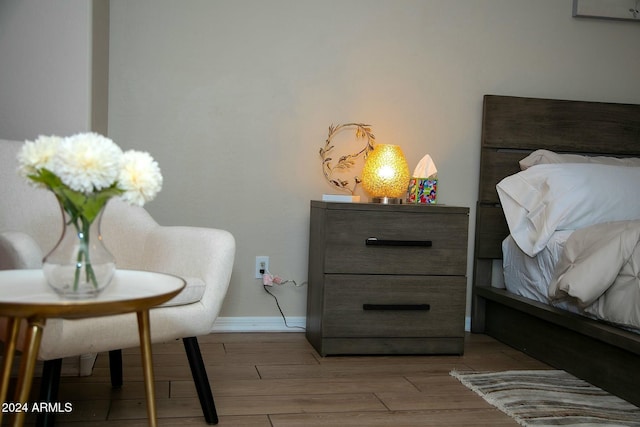 interior space featuring light wood-type flooring