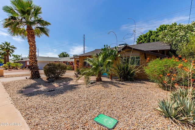 8738 E Vista Dr, Scottsdale, AZ 85250 - view of front facade with roof with shingles