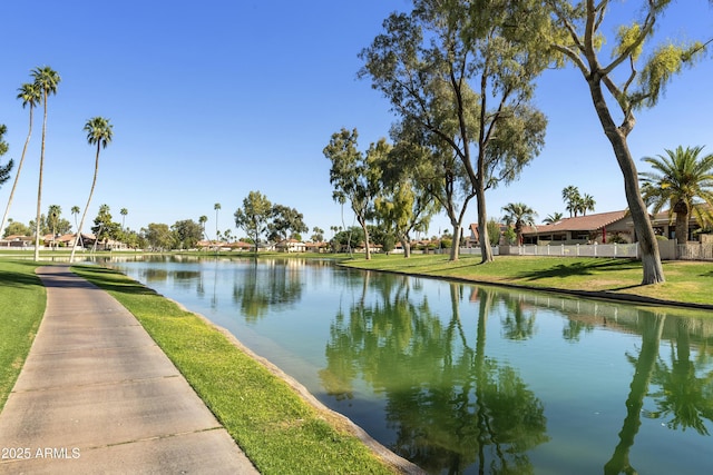 property view of water