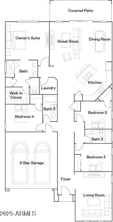922 W Peralta Pass, Apache Junction, AZ 85120 - floor plan / room layout