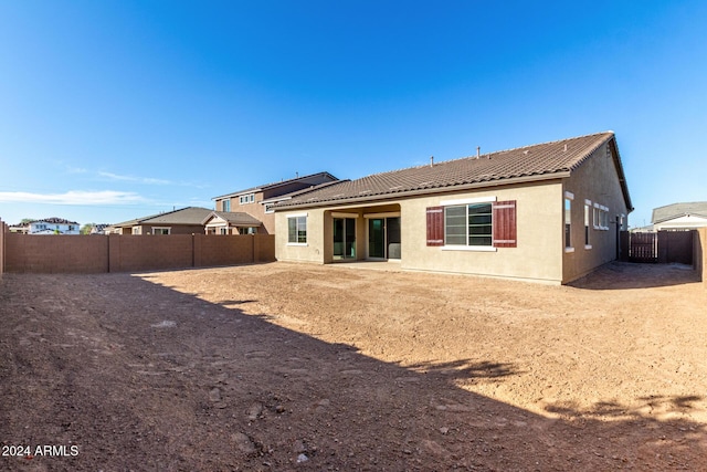 view of rear view of property