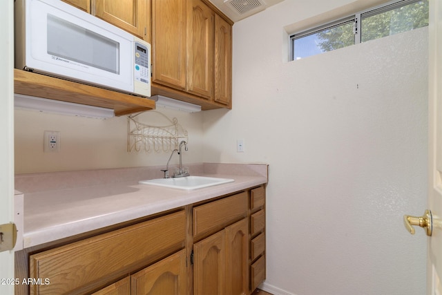 kitchen featuring sink