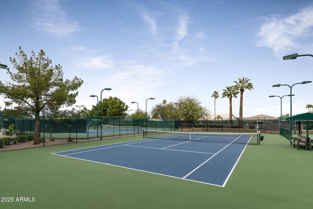 view of sport court