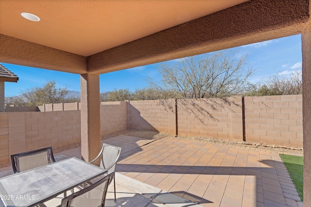 view of patio