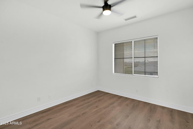 7917 S 32nd Ter, Phoenix, AZ 85042 - unfurnished room featuring hardwood / wood-style flooring and ceiling fan
