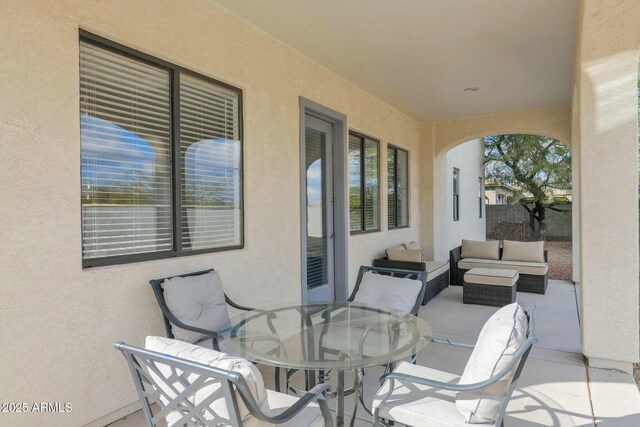 7917 S 32nd Ter, Phoenix, AZ 85042 - view of patio / terrace featuring an outdoor living space