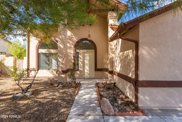 view of entrance to property