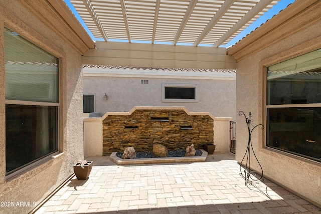 4229 E Nightingale Ln, Gilbert, AZ 85298 - view of patio / terrace featuring a pergola