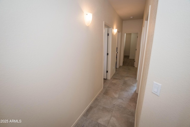 hallway with baseboards