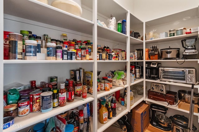 view of pantry