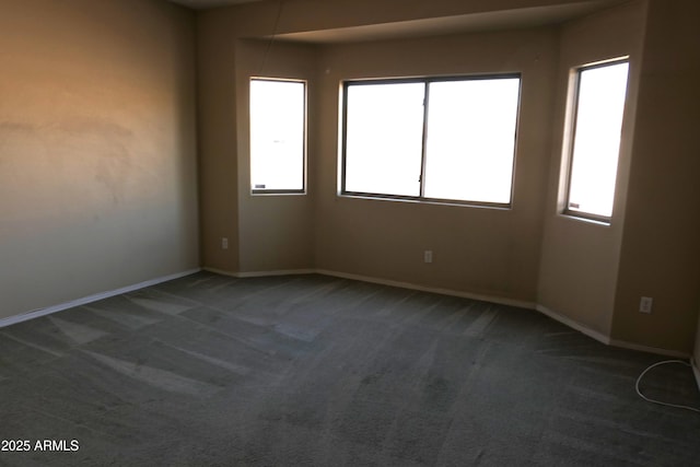 carpeted spare room with plenty of natural light