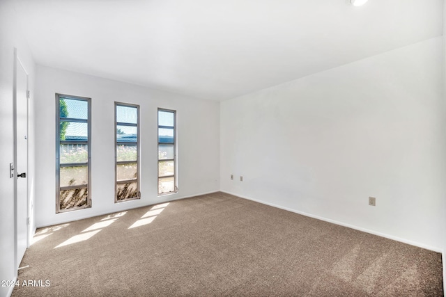 empty room featuring carpet floors