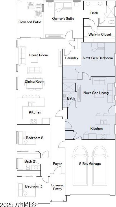 23073 E Saddle Way, Queen Creek, AZ 85142 - floor plan / room layout