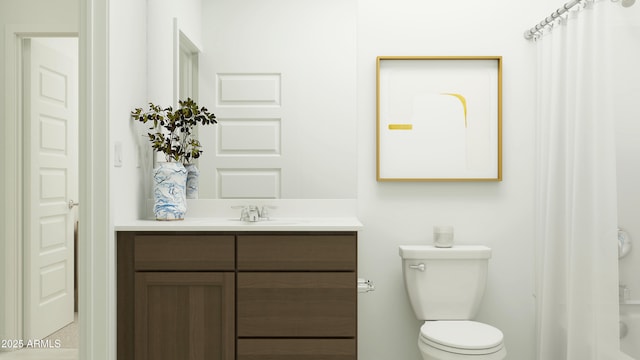 23073 E Saddle Way, Queen Creek, AZ 85142 - bathroom with vanity and toilet
