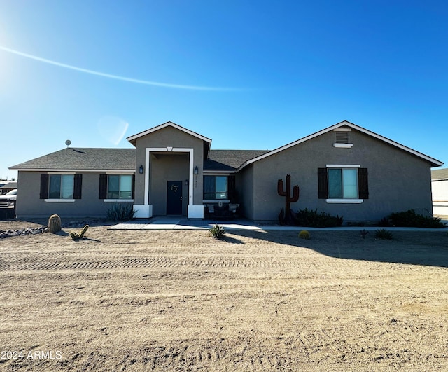 view of ranch-style home