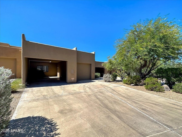 view of adobe home