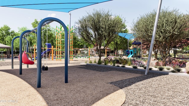 view of communal playground