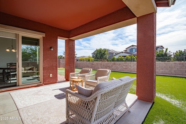 view of patio