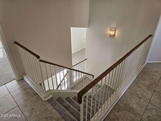 4613 W Fawn Dr, Laveen, AZ 85339 - staircase featuring tile patterned flooring