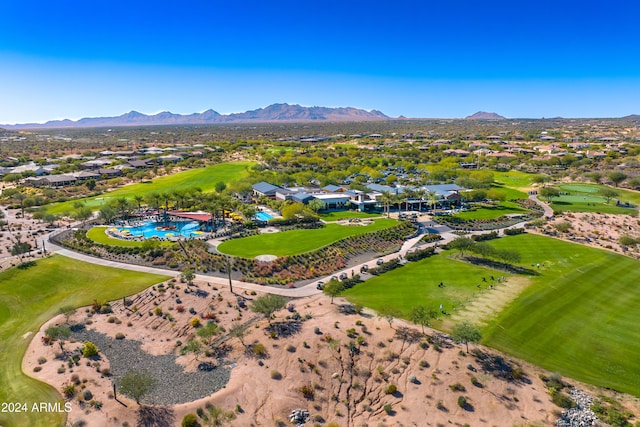 28602 N Summit Springs Rd, Rio Verde, AZ 85263 - aerial perspective of suburban area featuring mountains and a local golf course