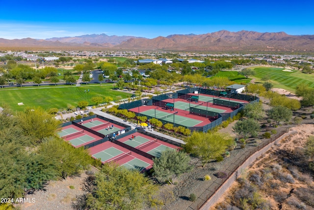 28602 N Summit Springs Rd, Rio Verde, AZ 85263 - aerial view of residential area with a mountainous background