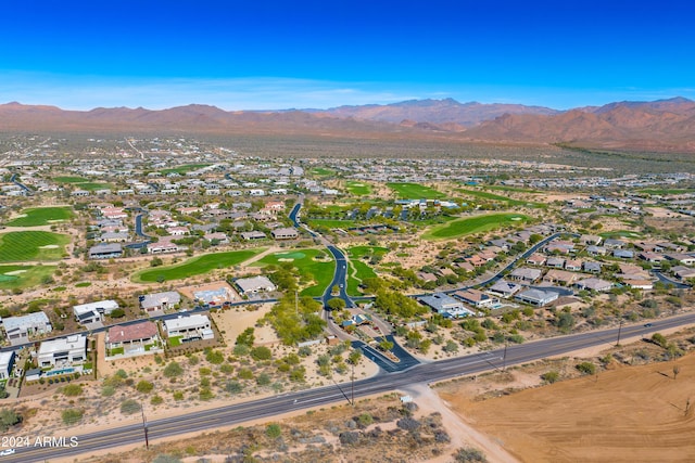 28602 N Summit Springs Rd, Rio Verde, AZ 85263 - aerial view of property's location with mountains and nearby suburban area