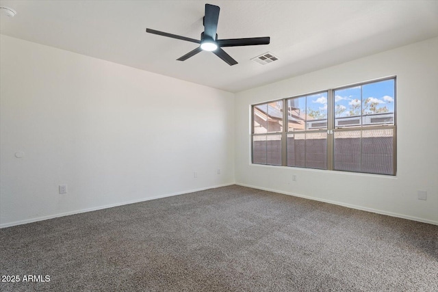 1510 W Fillmore St, Phoenix, AZ 85007 - carpeted empty room with ceiling fan and baseboards