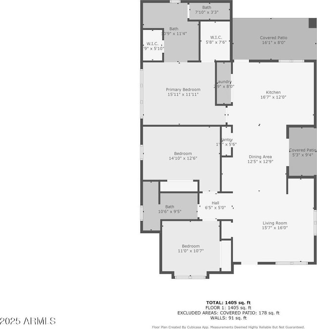 1510 W Fillmore St, Phoenix, AZ 85007 - view of property floor plan