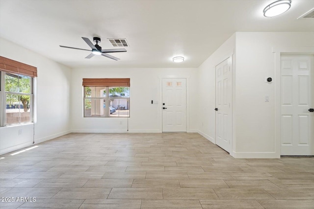 1510 W Fillmore St, Phoenix, AZ 85007 - entrance foyer featuring a ceiling fan and wood tiled floors