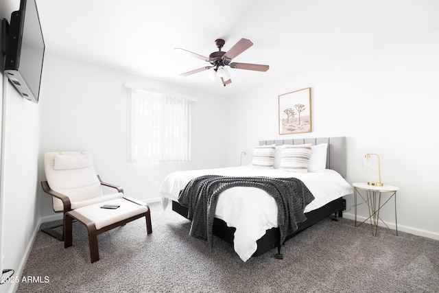 3907 E Marilyn Rd, Phoenix, AZ 85032 - carpeted bedroom with baseboards and ceiling fan