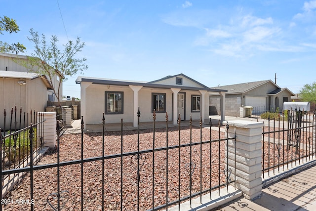 ranch-style house with a garage