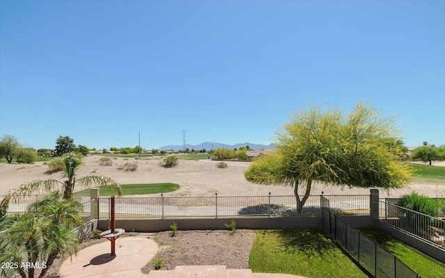 12209 W Washington St, Avondale, AZ 85323 - view of yard with fence and a mountain view