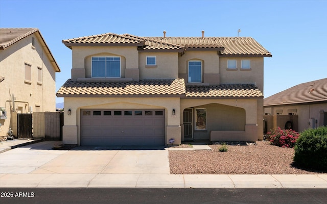 12209 W Washington St, Avondale, AZ 85323 - mediterranean / spanish home with stucco siding, driveway, and a tiled roof