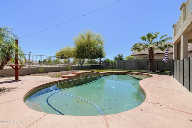 12209 W Washington St, Avondale, AZ 85323 - view of pool with a fenced backyard and a patio area