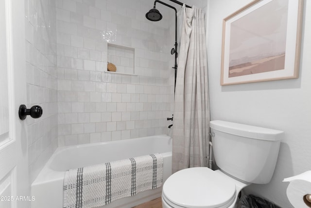 2982 S Holguin Way, Chandler, AZ 85286 - bathroom with shower / bath combination with curtain and toilet