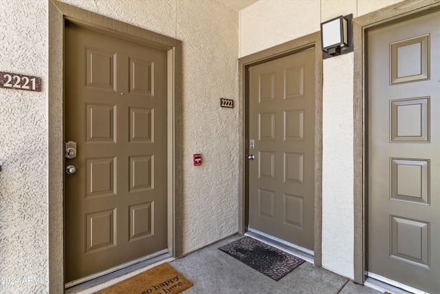 view of entrance to property