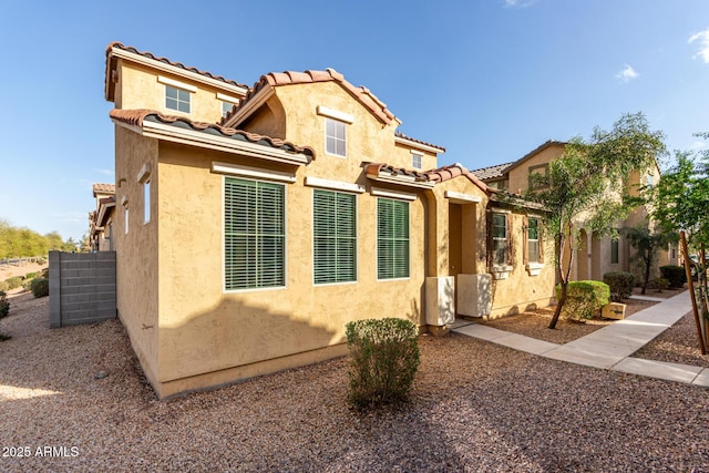 view of front of property with stucco siding